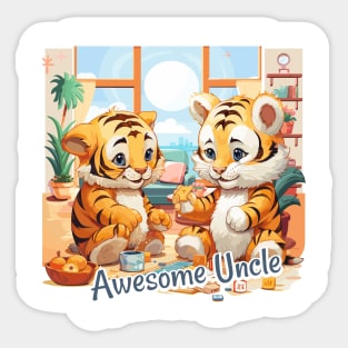 Awesome Uncle Sticker